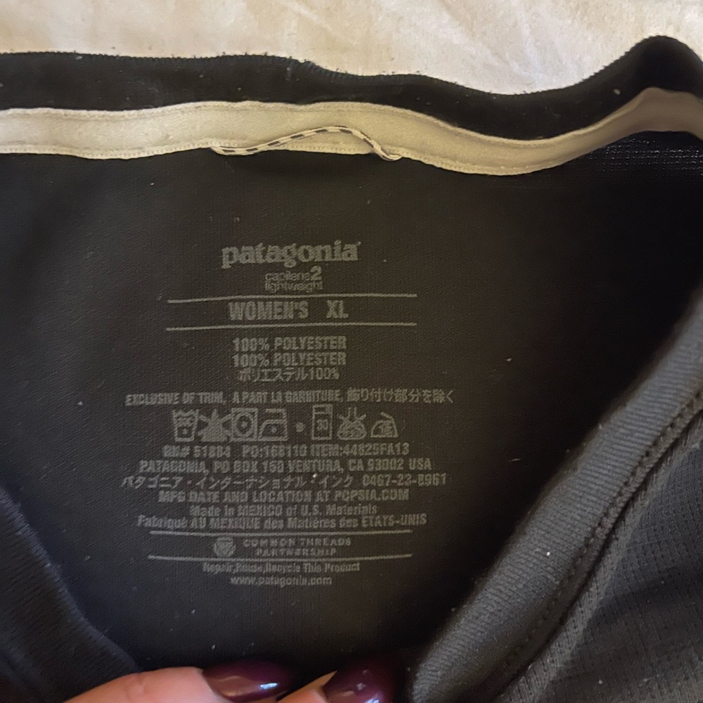 Pataginia capilene 2 base layer - used good condition.
